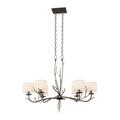 Kalco Denali 6 Light Oval Chandelier 501050BJT